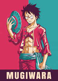 Luffy wallpapers, created by theotaku.com's friendly and talented community. Monkey D Luffy Poster By Introv Art Displate Manga Anime One Piece One Piece Drawing Monkey D Luffy