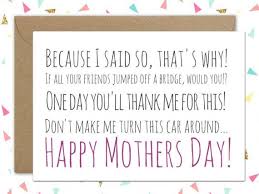 Mother S Day Card Things Mums Say Funny Mother S Good Morning Texts Flirting Quotes Funny Flirty Texts