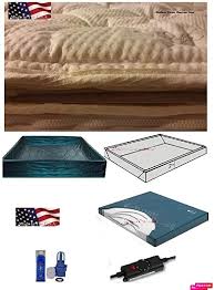 King Softside Waterbed Mattress With Cotton Pillow Top Amp 95 Waveless In 2020 Bamboo Pillow Water Bed Mattress Water Bed