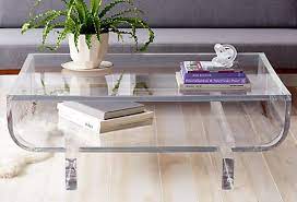 Clear Acrylic Glass Coffee Table Topdekoration Com Acrylic Coffee Table Lucite Coffee Tables Coffee Table