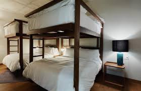 A bunk bed is a type of bed in which one bed frame is stacked on top of another, allowing two or more beds to occupy the floor space usually required by just one. Design And Travel Erin Geiger Smith