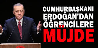 Cumhurbaşkanı recep tayyip erdoğan, merak içinde bırakan bir müjde duyurdu. Cumhurbaskani Erdogan Dan Ogrencilere Burs Mujdesi Koroglu Gazetesi Bolu