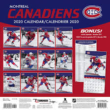 Calendrier scolaire, dossier étudiant et cours. Montreal Canadiens 2020 Calendar Calendrier 2020 Amazon Ca Lang Companies Inc Books