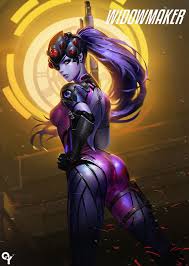 They dipped her paint they colored her in with purple crayons they slowed her heart beat they infected her with a disease to control her. Hd Wallpaper Widowmaker Overwatch Long Hair Purple Hair Overwatch Widowmaker Bodysuit Weapon Gun Wallpaper Flare