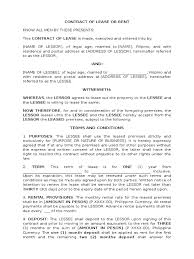 Not only does a rental contract agreement protect and respect the landlord, but also you, the tenant. Sample Contract Of Lease Of Establishment Lease Property
