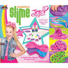 Nickelodeon Jojo Siwa Super Satisfying Slime Kit With Glue Activator Storage Container And Mix Ins Walmart Com Slime Kit Jojo Siwa Birthday Arts And Crafts For Kids