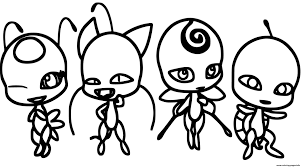 Le livre numérique (en anglais : Les Nouveaux Kwamis De Ladybug Coloring Pages Printable