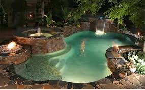Garten Pool Und Feuerstelle Zusammenstellen 15 Ideen Feuerstelle Garten Ideen Pool Und Zusammenstellen In 2020 Dream Pools Beautiful Pools Dream Backyard