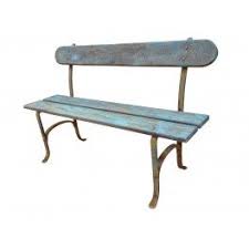 Banc De Jardin En Fer Forge Et Bois Patine Banc Pour Terrasse Bois Patine Banc Jardin Fer Forge