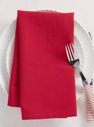 la serviette de table rouge 100 coton red napkins cotton napkins table cloth
