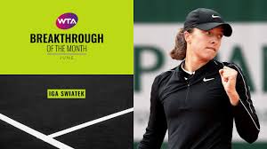 Si vous pensez qu'une vidéo n'appartient pas à un. Breakthrough Player Of The Month June 2019 Iga Swiatek Youtube
