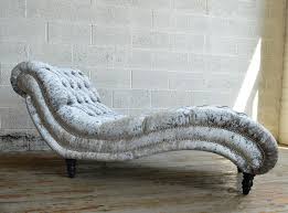 Black grey powder coated legs my private island: Bude Velvet Chesterfield Chaise Lounge Abode Sofas