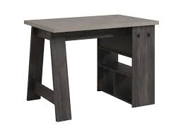 Table Haute Rectangulaire 120 Cm Maxwell Coloris Chene Et Beton Vente De Table Conforama