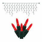 Vickerman M5 Icicle Christmas light set Color: Blue/Red/Pink