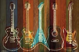 Most orders are eligible for free shipping. Guitars Wall Art