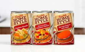 Amazon Com Campbell S Homestyle Harvest Tomato With Basil Soup 18 7 Oz Pack Of 12 Packaged Chicken Soups Grocery Gourmet Food