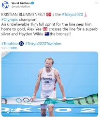 オリンピック トライアスロン 混合リレー スタート・フィニッシュ お台場海浜公園 順序 女子→男子→女子→男子 距離（1人当たり） 水泳（スイム）300m 自転車（バイク）6.8km（3.4km×2周回） ランニング（ラン）2km（1km×2周回）. A 3s6cb Nm1kjm