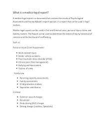 medical legal report template 5 templates example psychology personal injury claims of business summary