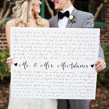 Fully Personalized Wedding Vow Art Mr Mrs Mcadams With Their Wedding Vow Art They Loved It Wedding Vow Art Wedding Vows To Husband Wedding Vows Gift