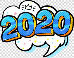 Happy New Year 2020 New Years 2020 2020 Line Art Sticker Png 2020 Happy New Year 2020 Line Art New Years Happy New Year 2020 New Year Text New Year 2020