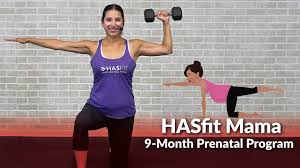 hasfit mama 9 month prenatal exercise