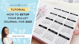 How To Setup Your Bullet Journal For 2021 Youtube