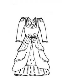 Hermoso vestido de noche rojo para mujer detalle de un armario de mujer ropa de mujer icono unico en la ilustracion de web stock simbolo de estilo de dibujos animados. Vestidos Para Colorear