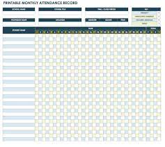 Fillable and printable attendance sheet 2021. Free Attendance Spreadsheets And Templates Smartsheet