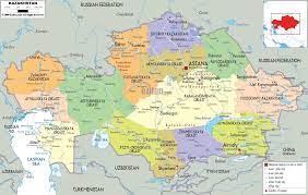 Hostels, hotels & youth hostels at hostelbookers Kazakhstan Map