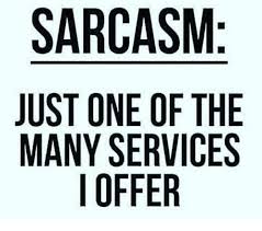 SARCASM JUST ONE OF THE MANY SERVICES OFFER | Meme on ME.ME