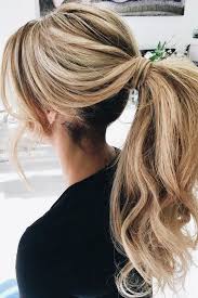 A ponytail hairstyle is essentially a hairstyle wherein the hair is allowed to grow long as well as knowing how to do ponytail hairstyles for men is quite easy, wherein a man just need to collect the. Fancy Pony Tail Cute Ponytail Hairstyles Ponytail Hairstyles Hair Styles