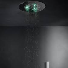Mirage recessed ceiling shower head easy clean. Recessed Ceiling Shower Head 80 D400 Griferias Maier Round Rain With Built In Light