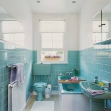 Casinha Colorida Retro Bathrooms Blue Bathroom Tile Blue Bathroom