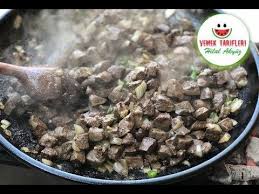 Cigeri Birde Boyle Dene Tadina Bayilacaksin Sacta Ciger Kavurma Youtube Kavurma Yemek Tarifleri Yemek