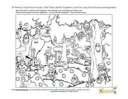 Find The Lucky Green Fruits And Vegetables Free Green Fruits And Vegetables Fruits And Vegetables Pictures Visual Perception Activities