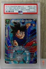 Disambiguation page for all playable cards of the character goku in the game. Ultra Instinct Son Goku Holo Spr Dragon Ball Super Card