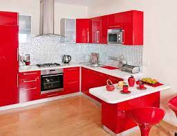 Desain dapur minimalis dengan memanfaatkan ruang kecil bergaya sederhana. 40 Model Dapur Warna Merah Yang Nampak Modern Dan Cantik Kumpulan Desain Minimalis