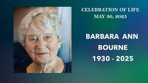 Celebration of Life for Barbara Bourne (May 30, 2025)