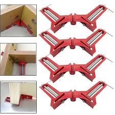 Woodworking clamps help make your projects quicker and easier. Woodworking Clamp Set 4pcs 90 Degree Right Angle Clamp Adjustable Wooden Auxiliary Mitre Pliers Used For Photo Frames Diy Hand Tool Angle Clamp Red Hand Tools Clamps Clinicadelpieaitanalopez Com