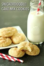 Snickerdoodle Cake Mix Cookies Recipe Snickerdoodle Cake Cake Mix Cake Mix Cookies