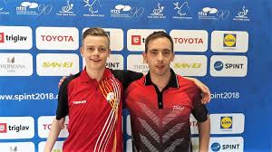 Florian won in 2017 brons op het ek. Laurens Devos En Florian Van Acker Grijpen Goud Vlaamse Tafeltennisliga