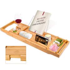 Free shipping and free returns on eligible items. Bathtub Accessories Bamburoba Bathtub Caddy Tray Bamboo Organizer Extending Sides Home Mceadvisory Com