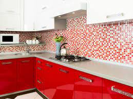This deep red bench from katie ridder makes us think fondly of a 1950s diner. Red Kitchens Design Tips Pictures Of Colorful Kitchens Hgtv