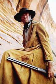Once Upon A Time In The West 1968 Henry Fonda On Location In Almeria Spain Directed By Sergio Leone Pa Old Western Movies Western Movies Western Film
