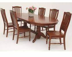 Set Kursi Makan Dari Kayu Jati Yang Bermutu Toko Mebel Desain Meja Makan Desain Meja Ruang Makan Modern