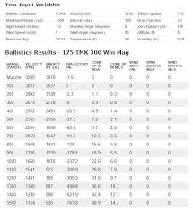 61 disclosed 300 win mag long range ballistics chart