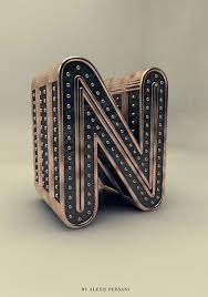 Creative Alphabet 3d Typography Inspiration By Alexis Persani Typography Inspiration Creative Typography Typography