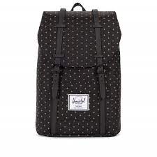 In unserem herschel online shop finden sie eine große auswahl an rucksäcke. Rucksack Retreat Rubber Straps Volumen 18 Liter Black Gridlock Gold