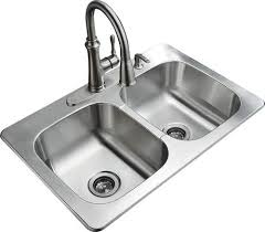 Tuscany All In One Top Mount 33 Stainless Steel 4 Hole Double Bowl Kitchen Sink Stainless Steel Kitchen Sink Steel Kitchen Sink Sink