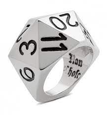 20 Sided Dice Ring Geek Gifts Geek Jewelry Geek Stuff